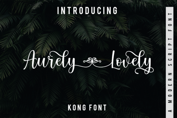 Aurely Lovely: A Modern Script Font for Creative Projects