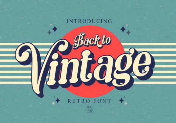 Back to Vintage: A Retro Display Font That Demands Attention