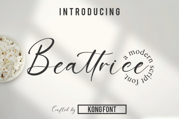 Beattrice: A Modern Playful Script Font for Creatives