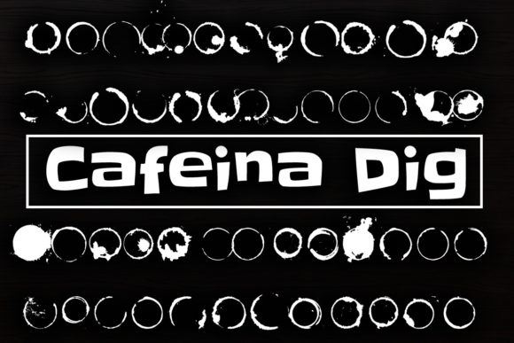 Cafeina Dig: An Artistic Dingbat Font That Adds Character to Any Design