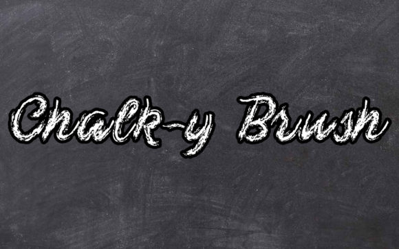 Chalk-y Brush: A Decorative Font That Brings Creative Projects to Life