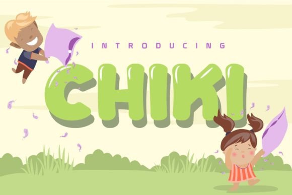 Chiki: A Playful Display Font for Creative Projects