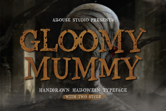 Gloomy Mummy: A Halloween Inspired Font Unleashing Creative Design Potential
