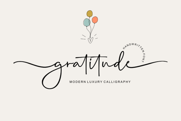 Gratitude: A Script Font That Brings Warmth to Any Project