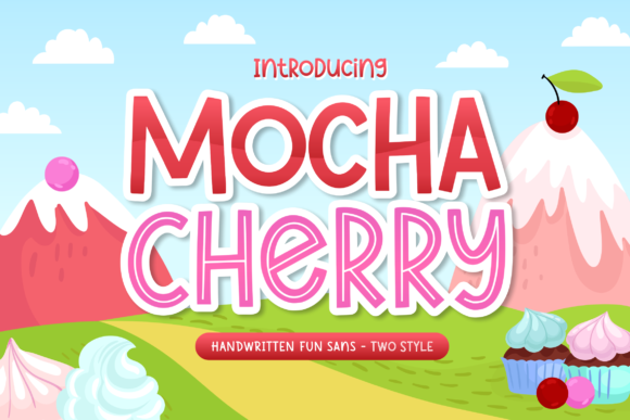Mocha Cherry: A Playful Display Font for Warm and Childish Designs