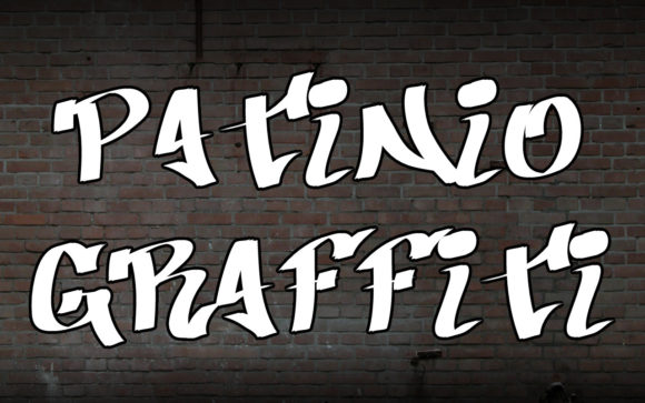 Patinio Graffiti: Street Art Typography with a Futuristic Edge