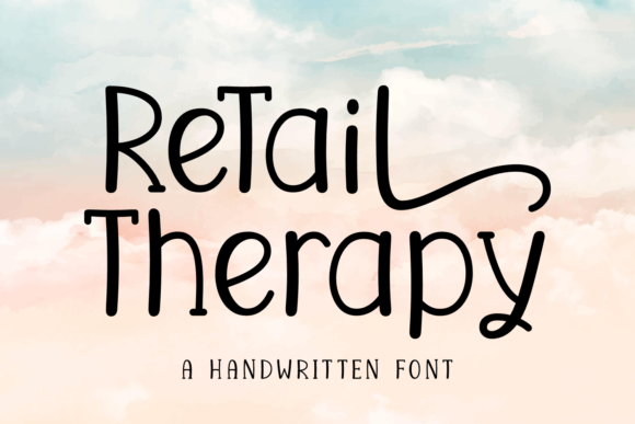 Retail Therapy: A Modern Handwritten Font for Elegant Design
