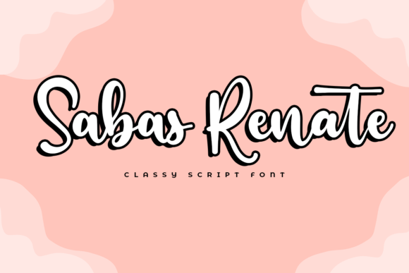 Sabas Renate: A Handwritten Font with Timeless Charm