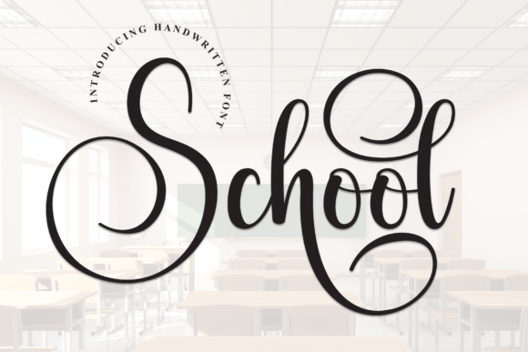 School: A Handwritten Font That Brings Warmth to Every Project