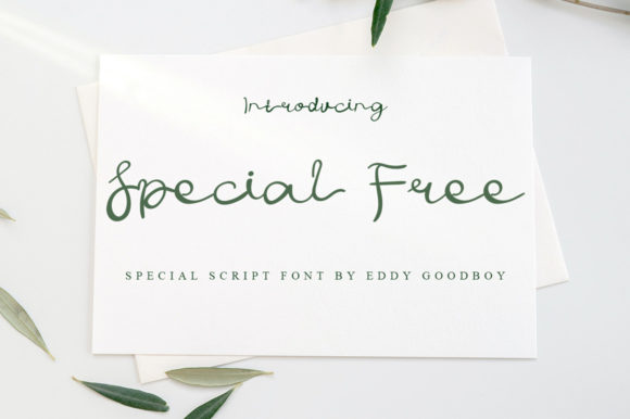 Special Free: A Handwritten Typeface That Brings Personality to Digital Design