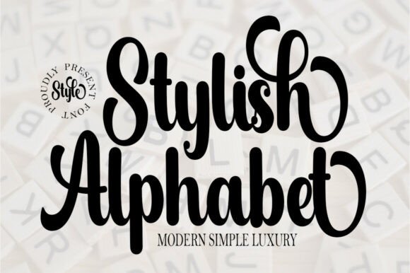 Stylish Alphabet: Crafting Elegance in Every Curve