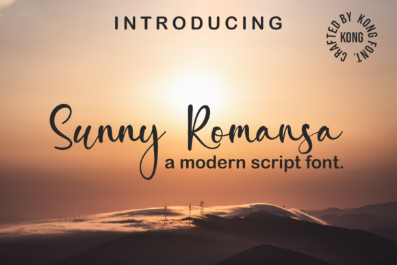 Sunny Rommansa: A Playful Script Font for Modern Designers