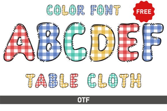 The Playful World of Table Cloth: A Font That Brings Artistry and Whimsy to Your Designs