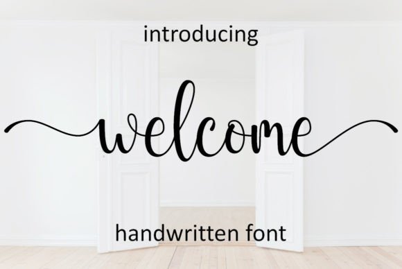 Welcome: A Handwritten Font That Brings Elegance to Every Design