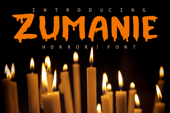 Zumanie: A Modern Decorative Font with an Eerie Edge for Creatives